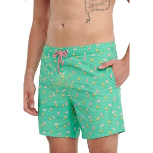 Nuevos pantalones cortos informales de playa de verano para hombre, pantalones cortos impermeables de poliéster 100% de alta calidad con cierre de cordón, venta al por mayor - Product Image 3