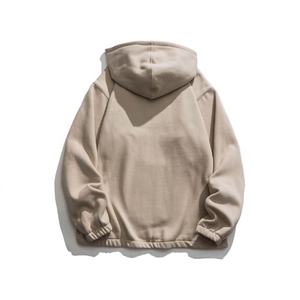 เสื้อฮู้ดซิปแบบโอเวอร์ไซส์ ผ้าหนา 420 GSM ล้างสีแบบแอซิดวอช พร้อมโลโก้สั่งทำพิเศษ สำหรับผู้ชาย ฤดูหนาว 100% - Product Image 3