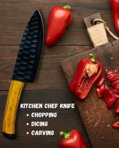 Custom Handmade <b>Knife</b> Set Durable Stainless Steel Blades High Quality <b>Kitchen</b> Tasks Chef <b>Knife</b> Set Available At Wholesale Rate - Product Image 3