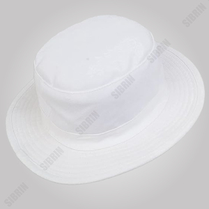 Sombrero de Cricket de Ala Ancha SIBRIN, Gorra Deportiva Personalizada de Algodón de Alta Calidad, Sombrero de Safari para Hombre, Gorra de Verano para Deportes al Aire Libre, Color Blanco - Product Image 5