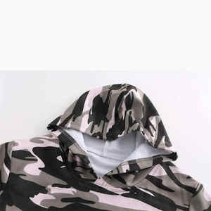 Nueva Llegada Conjunto Deportivo para Mujer con Sudadera con Cremallera y Pantalones de Chándal con Estampado de Camuflaje, Estilo Casual con Franjas Laterales, Corte Ajustado - Product Image 4