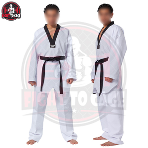 Uniforme de Taekwondo de una sola pieza en color sólido, el más nuevo en tallas grandes, el más vendido, crea tu propio traje de Taekwondo - Product Image 6