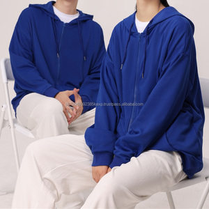 Sudadera con Capucha y Cremallera para Sublimación, 260g, Otoño, Logotipo Personalizado, Hombros Caídos, Manga Larga, Holgada, Venta al Por Mayor - Product Image 5