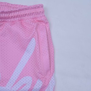 Shorts de basket-ball pour hommes en mesh de qualité supérieure, impression par sublimation personnalisée, avec poches zippées, shorts en polyester hautement élastiques - Product Image 5