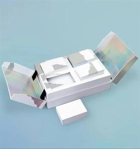 Boîte à fermeture magnétique à double porte personnalisée avec des boîtes intérieures surélevées pour les huiles essentielles, les cosmétiques, les cadeaux, emballage rigide - Product Image 5