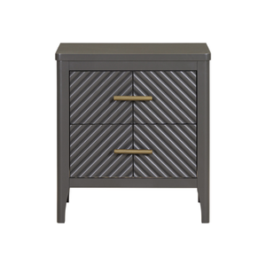 CAIRNDALE Modern Design Wooden Nightstands <b>Bedside</b> <b>Table</b> 2 Drawers Assembled Eco-Friendly Villa Living Room Bedroom Furniture - Product Image 6