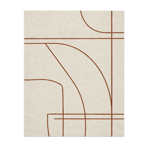 Tapis en laine tufté à la main Arcadia, tapis de designer en laine fait main, tapis de sol artisanal haut de gamme, best-seller d'Inde - Product Image 1