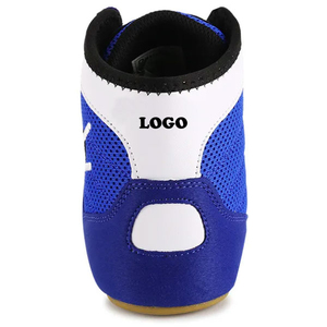 Zapatillas de entrenamiento de boxeo y lucha libre de cuero genuino ligero de alta calidad, personalizadas al por mayor, con forro de malla, para hombre y mujer, invierno, ¡Gran oferta! - Product Image 4