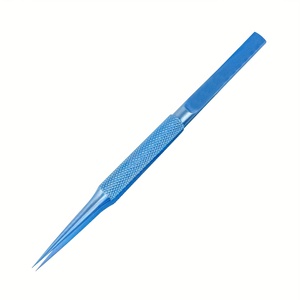 Ciseaux à ressort professionnels en acier inoxydable, pointe extra-affûtée avec poignée pour cuticules, pointe droite fine, instruments chirurgicaux - Product Image 1