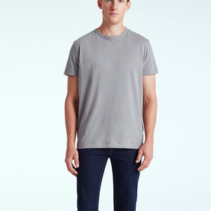 Camiseta de Algodón Peinado 100% Orgánico Sostenible, Lista para Impresión DTG, Bio Wash, Calidad Premium, Venta al por Mayor, Camiseta Lisa para Hombre - Product Image 1