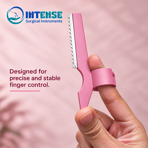 Ergonomic Finger Grip <b>Hair</b> <b>Removal</b> Razor Precision Shaving <b>Tool</b> for Professional Use Intense Surgical Instruments - Product Image 2