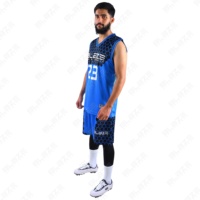 Tenue de basket-ball Blaze Fight Wear unisexe pour adulte, maillot de basket-ball respirant de haute qualité Rydom et ensemble de shorts d'été Bsci