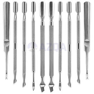 Pousse-cuticules et coupe-cuticules en acier inoxydable avec étui de rangement, ensemble d'outils professionnels pour la manucure et le démaquillage des ongles - Product Image 6