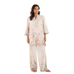 Traje de Mujer con Estampado Moderno, Colección Pakistaní de Algodón Premium - Product Image 1