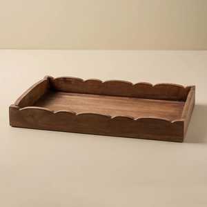 Natural Wood Eco-Friendly <b>Tray</b> American Style Dishwasher Safe & Easy to Clean Manufacturing By Lodi Impex - Product Image 2