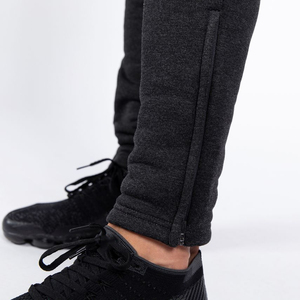 Pantalones Deportivos Grises de Felpa de Algodón Ligero de 320 GSM, Estilo Vintage, Ecológicos, para Clima Frío, Pantalones Casuales para Hombre con Bolsillos Laterales - Product Image 4