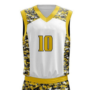 Conjuntos de Uniformes de Baloncesto para Hombre, Poliéster Ligero y Transpirable, Uniforme de Equipo sin Mangas para Venta en Línea - Product Image 3