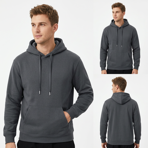 Sweat à capuche oversize en molleton épais, personnalisé, pour homme, style streetwear, 420 g, hiver, décontracté - Product Image 5
