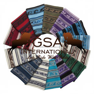 Manta de Silla de Montar de Lana 34x36, Tejida a Mano, 100% Lana de Nueva Zelanda, Forro de Lana, Estilo Ecuestre Occidental para Competición y Entrenamiento - Product Image 2