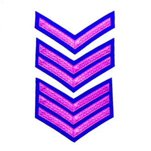 Chevrons brodés à rayures tressées en gros, insignes de grade, chevrons maçonniques, chevrons pour la tenue de cérémonie, à prix d'usine - Product Image 6