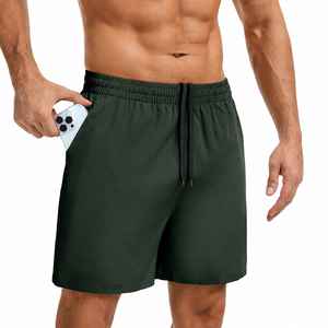 Pantalones Cortos Deportivos 2 en 1 Ecológicos para Hombre, de Secado Rápido, con Forro de Compresión, para Atletismo y Fitness - Product Image 5