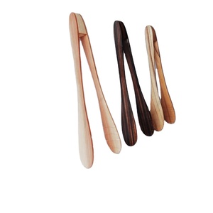 Eco-friendly Wood Ice Cube <b>Tongs</b> Durable Quality Cooking Turning and Fruits and Vegetables <b>Serving</b> Wood <b>Tongs</b> - Product Image 1