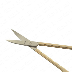 Ciseaux à ongles professionnels en acier inoxydable doré, lame pointue et aiguisée, outil de beauté pour la coupe, logo personnalisé, marque privée, vente en gros - Product Image 2