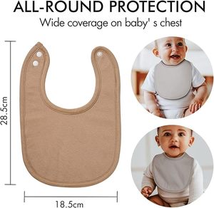 Babero Ajustable para Bebé, 95% Bambú, 5% Elastano, para Niños y Niñas - Product Image 4