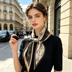 Bufandas de Diseño de Lujo al por Mayor con MOQ Bajo, Chales y Mantones Cálidos para Invierno - Product Image 6