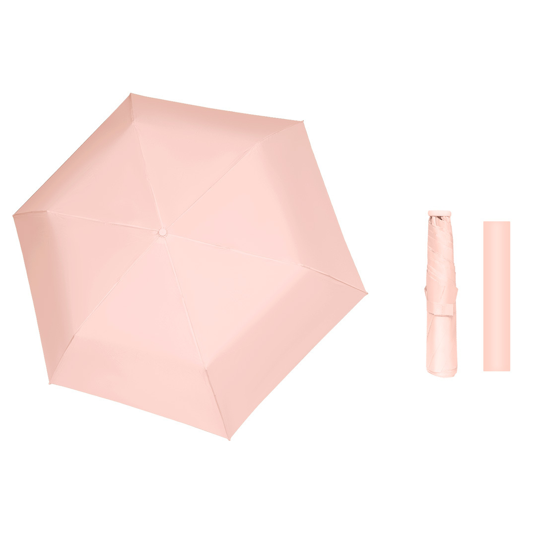 Pink 110g ultra light portable pencil umbrella