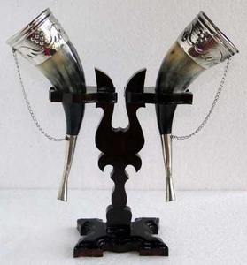 Vente en gros de mugs en corne de viking faits à la main, de qualité alimentaire, en véritable corne de bœuf, tasses à boire uniques, brillance naturelle, mugs en corne de buffle personnalisés - Product Image 4