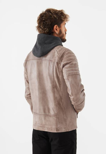 Chaqueta de Cuero Vacuno para Hombre, Estilo Casual, de Alta Calidad, para Motociclistas, Personalizable, Ajustada, Estilo Urbano, Transpirable, Ecológica, para Invierno - Product Image 5