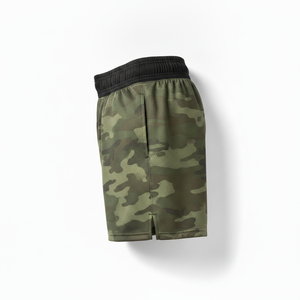 Shorts d'arts martiaux unisexes camouflage, séchage rapide, polyester, coupe classique, taille adulte - Product Image 5