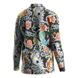 Camisa de Franela con Estampado por Sublimación, Corte Regular, Estilo Elegante, Material Transpirable de Tacto Suave, para Uso Diario - Product Image 4