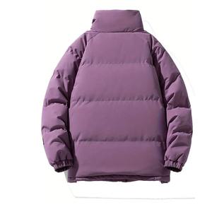 เสื้อแจ็คเก็ตพัฟเฟอร์ผู้ชายแบบขายส่ง พรีเมียม สกรีนโลโก้ได้ตามต้องการ แขนยาว สวมใส่สบาย เหมาะสำหรับฤดูหนาว มีฮู้ดและปกตั้ง ป้องกันน้ำได้ - Product Image 2