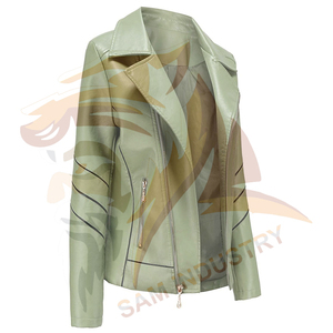 Chaquetas de Cuero para Mujer a Precio de Mayoreo, Nueva Llegada, Chaquetas de Cuero con Diseño Personalizado y Color Personalizado, Tejidas en Algodón - Product Image 4