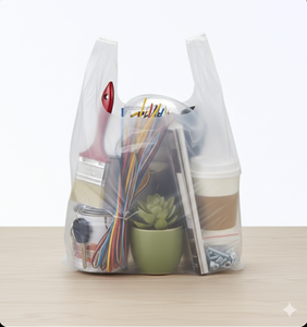 Sac de protection en HDPE pour blouses médicales et distribution textile, résistant à l'humidité, sac pour t-shirt industriel, vente en gros - Product Image 1