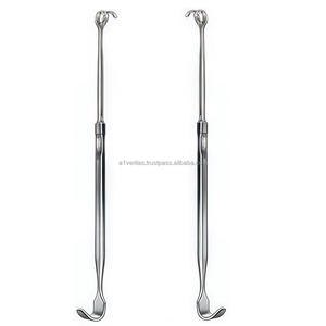 Ensemble d'instruments chirurgicaux manuels réutilisables certifiés ISO CE A-1 VERITAS Jacksonn pour la rétraction trachéale, pour utilisation en salle d'opération | - Product Image 1