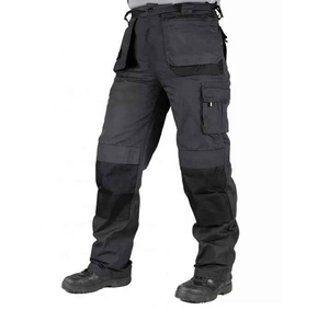 Pantalones de Trabajo de Lona de Algodón Resistentes para Hombre, Pantalones Utilitarios con Múltiples Bolsillos, Personalizados OEM ODM - Product Image 1