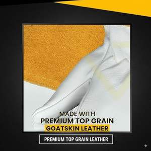 Gants de soudage TIG de qualité supérieure, gants en cuir de chèvre pleine fleur - Product Image 3