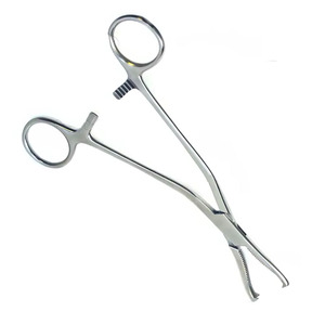 M.A SIDDIQUE INTERNATIONAL Ensemble d'instruments chirurgicaux orthopédiques personnalisés : Pince à os Dingman à manche courbé - Product Image 3