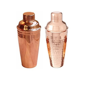 Juego de coctelera de cobre vintage, herramienta clásica de bar para el hogar, diseño de metal duradero - Product Image 1