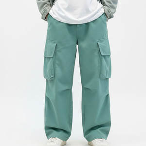 กางเกงคาร์โก้แฟชั่นผู้ชายสไตล์สตรีทแวร์ ลุคเท่ห์ ผ้าใส่สบาย เหมาะสำหรับชุดลำลองและใส่ในชีวิตประจำวัน - Product Image 1