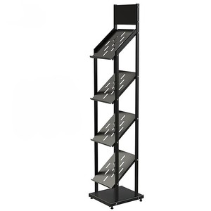 Luxury Heavy <b>Weight</b> Metal Magazine Holder <b>Stand</b> Cum Rack for Office School Library & Reception Areas | Garment Displays - Product Image 1