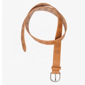 Cinturón Casual de Cuero Vacuno de Grano Completo para Hombre con Hebilla Cuadrada de Aleación, Transpirable y de Alta Calidad - Product Image 1