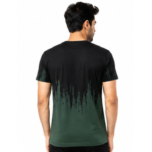 T-shirt en coton pour homme, tissu respirant et doux, manches courtes, personnalisation de la marque, fabrication OEM ODM, fournisseur d'usine, t-shirt en coton personnalisé pour homme - Product Image 3