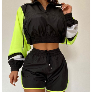 Men Reflective Windbreaker <b>Jacket</b> Cargo Pants short set Waterproof Streetwear <b>Tech</b> <b>wear</b> Custom Wholesale - Product Image 5