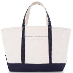 Fashionable Cotton Heavy Canvas Tote Bag Sustainable Multi Compartments Canvas Daily Use Summer Storage <b>Clothes</b> Bags - Product Image 5