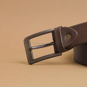 Wholesale Fashion High Quality Copper Pin Buckle Full Grain Genuine Leather 35mm Waterproof Durable Casual <b>Belt</b> for <b>Men</b> - Product Image 6