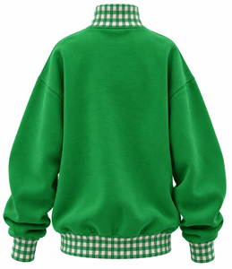 Sweat-shirt surdimensionné à col roulé pour femme, personnalisé, 100 % coton molletonné, hiver, manches longues, avec logo frontal, vente en gros - Product Image 4